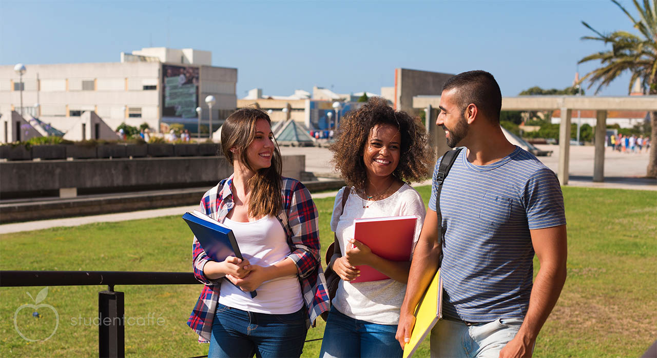 A student tries to adjust after transferring by introducing himself to two other students.